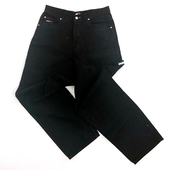 mens black tommy hilfiger jeans
